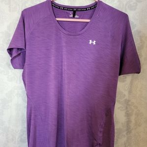 NWOT Under Armour Women's Heatgear Short-Sleeve  Shirt Size L